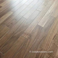 Plancher de bois franc en noyer américain pour la chambre